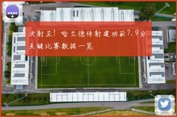 次射正！哈兰德传射建功获7.9分 关键比赛数据一览